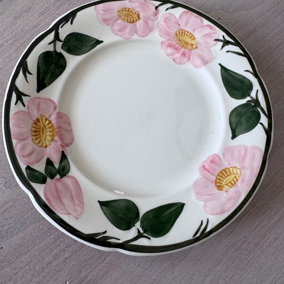 Villeroy & Boch 12 x side plates Wild Rose Floral Design priced to sell - Picture 4 of 5